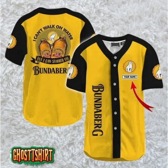 Personalized I Can Stagger On Bundaberg Rum Baseball Jerseys