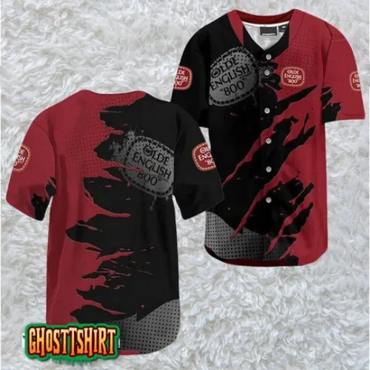Olde English 800 Metal Crack Pattern Baseball Jerseys
