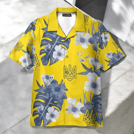 Ukrainian Symbol Support Ukraine Merch Hawaiian Shirt