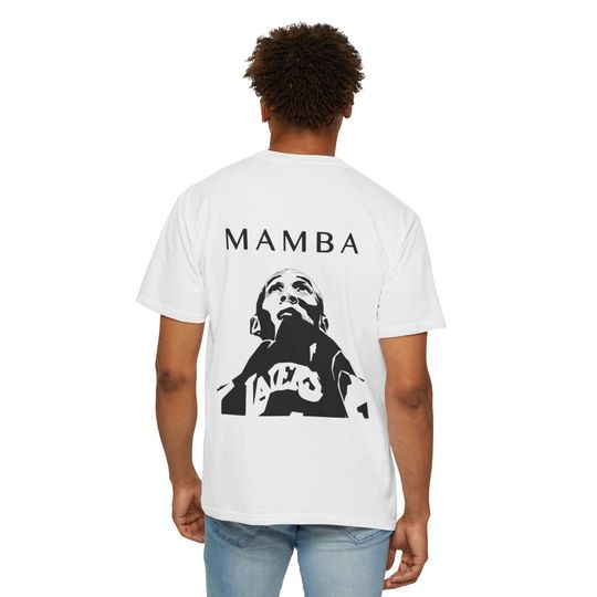 Mamba TShirt, Kobe Bryant Shirt, Basketball Fan Tee, Minimalist Lakers Apparel, Gift for Him & Her, Comfort Colors Premium Tee