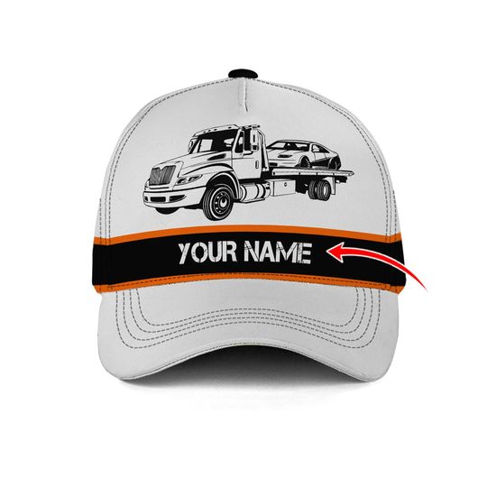 Personalized Tow Truck Design With Custom Name And Color Options, A Perfect Gift For Tow Truck Lovers Or A Unique Collectible Piece.