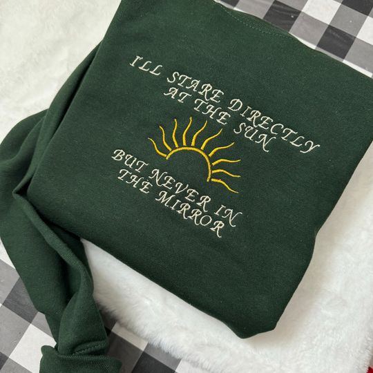 Anti-Hero Embroidered| Y2K Style Embroidered Crewneck| Sweatshirt| I'm the problem - Music Merch -Midnights - Vintage Style-