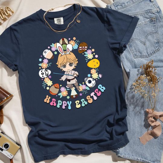 Disney Star Wars Luke Skywalker Easter Shirt, Cute Easter Eggs T-shirt, Easter  Bunny Sweatshirt, Star Wars Easter Gift Shirt, VTA180