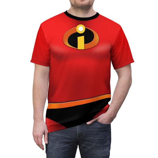 The Incredibles Unisex Costume Shirt, Mr. Incredible Cosplay & Dash Parr Outfit, Superhero Costumes, Animated Movie Fan Apparel Gift