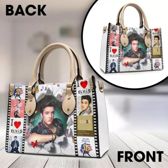 Elvis Presley Retro Handbag, Vintage Rock & Roll Purse, Gift For Mom