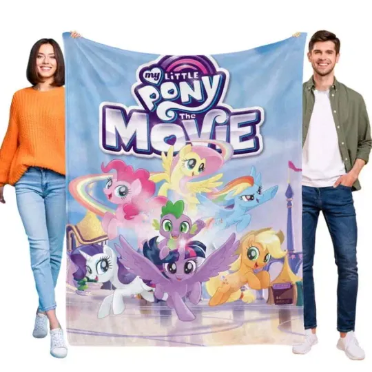 My Little Pony Throw Blanket For Kids Boys Girls Gift Bed Couch Birthday