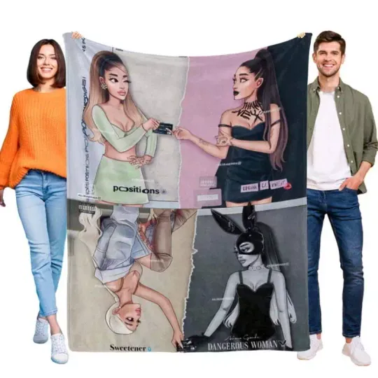 Ariana Blanket for Kids Boys Girls Throw Blankets Birthday Gifts Sofa Bed