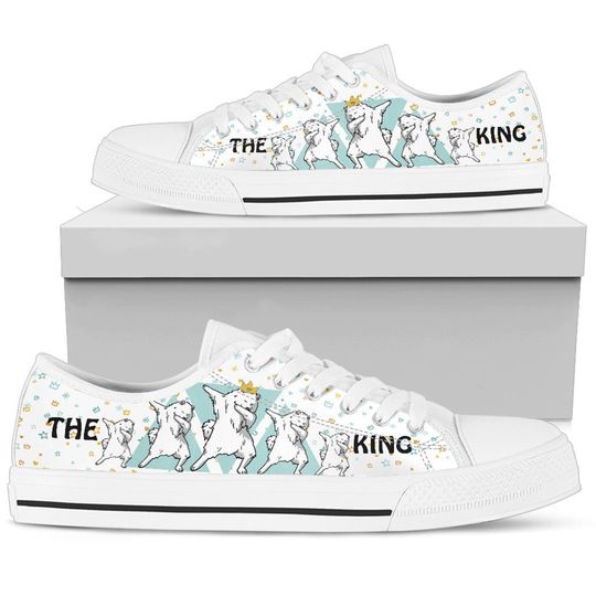 Husky Women's Low Top Shoe, Mother's Day Gifts for Birthday, Animal Lover Cute Shoes