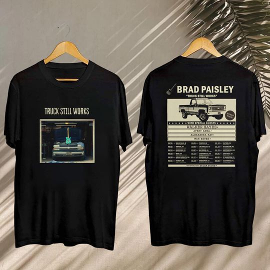 Truck Still Works World Tour Shirt, Brad Paisley Tee, Brad Paisley Shirt, Brad Paisley Concert, Brad Paisley Fan Shirt, Brad Paisley Merch