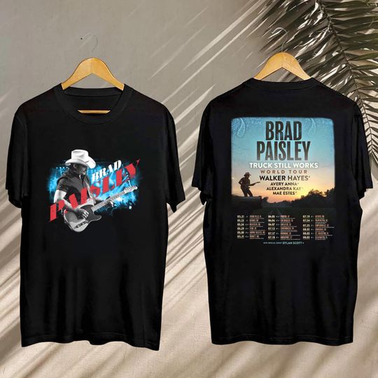 Brad Paisley Shirt, 2025 Brad Paisley Truck Still Works World Tour Shirt, Brad Paisley Concert, Brad Paisley Fan Shirt, Brad Paisley Merch