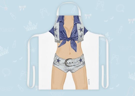 Cowboy Chef Apron | Funny Apron, Unique Gift