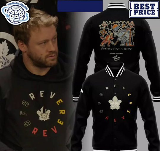 Morgan Rielly Toronto Maple Leafs Forever Indigenous Baseball Jacket
