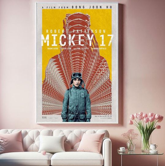 Mickey 17 Movie Poster, Top Canvas Cloth Poster, Pop Home Wall Arts, Unique Gift