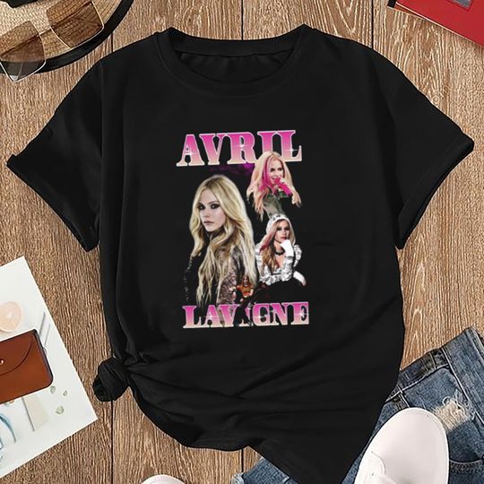 Avril Lavigne Bootleg T-Shirt, Avril Lavigne 2025 Tour Shirt, Avril Lavigne Fan Shirt, Avril Lavigne Merch, Avril Lavigne 90s Vintage Shirt