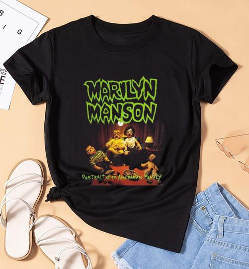 Marilyn Manson Fan, Marilyn Manson Tee, Marilyn Manson T-shirt, Marilyn Manson Tour Merch, Marilyn Manson North American Spring Tour Tee