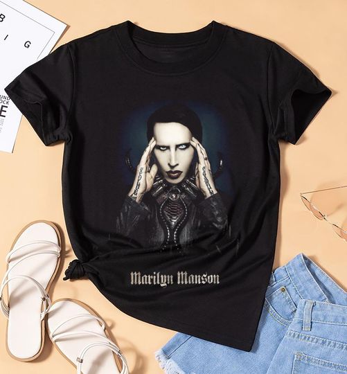 Marilyn Manson T-shirt, Marilyn Manson Fan Shirt, Marilyn Manson Concert, Marilyn Manson North American Spring Tour Tee, Marilyn Manson Gift