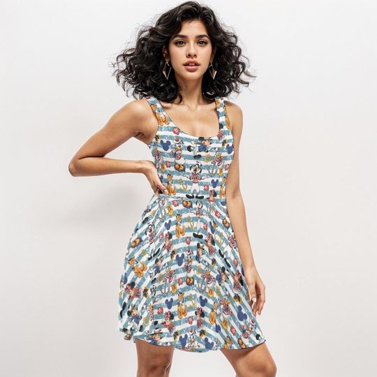 Mickey and Minnie Nautical Dress , Disney Cruise Dress