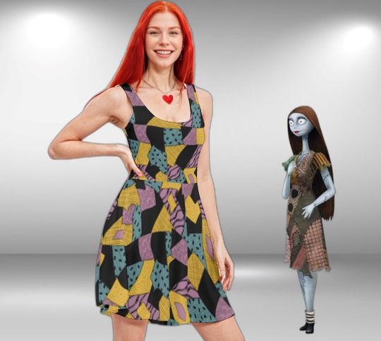 Sally Dress, Nightmare Before Christmas Costume,  jack skellington Costume,