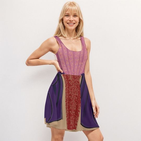 Sarah Sanderson Dress , Hocus Pocus Costume , Halloween Witch Costume , Sanderson Sister