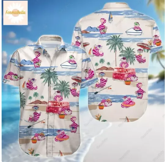 Halloween Cheshire Cat 3D HAWAII SHIRT