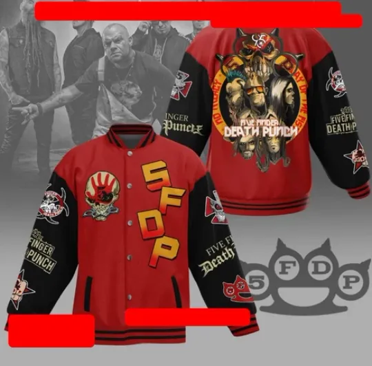 Fan gift new Five Finger Death Punch The Way Of The Fist Baseball Jacket