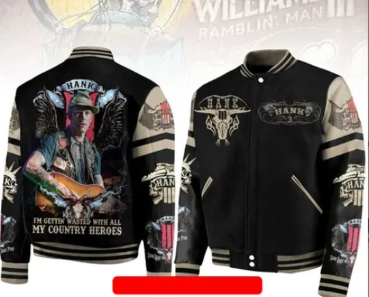 Hank Williams III Limited Edition Baseball Jacket