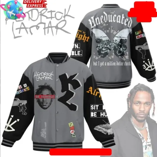 Kendrick Lamar Uneducated Million Dollar Baseball Jacket