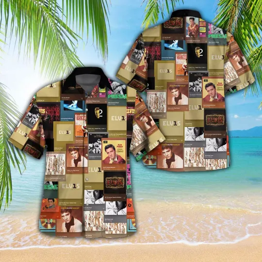 Discover Elvis Presley Premium Singer Hawaiian Shirt, Gift Fan 2025