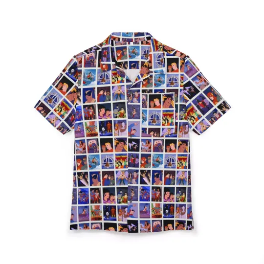 Super Friends TV Show Hawaiian Shirt, Classic Fan Gift, Button-Down Unisex Top
