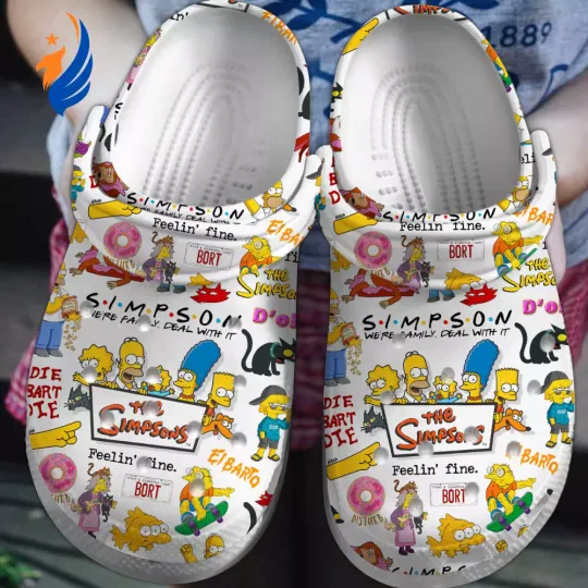 The Simpsons TV Show Lover Clogs Shoes CH – Gift for Men Women