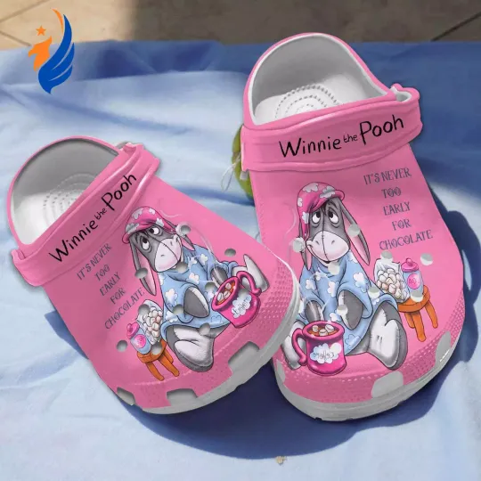 Unique Pink Clogs Winnie The Pooh Eeyore Clogs For Kids And Adults