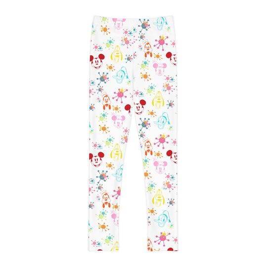 Disney Children Leggings, Retro Disney leggings, Disney Fab5 Youth Full-Length Leggings
