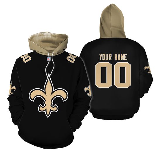 Personalized  New Orleans Saints 3D Hoodie