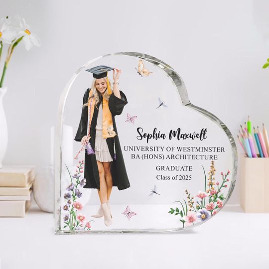 Personalized Graduation Gift, Graduation Plaque, Graduation Photo Acrylic Plaque, Gift for Graduate, Class Of 2025 Gift,Congratulations Gift