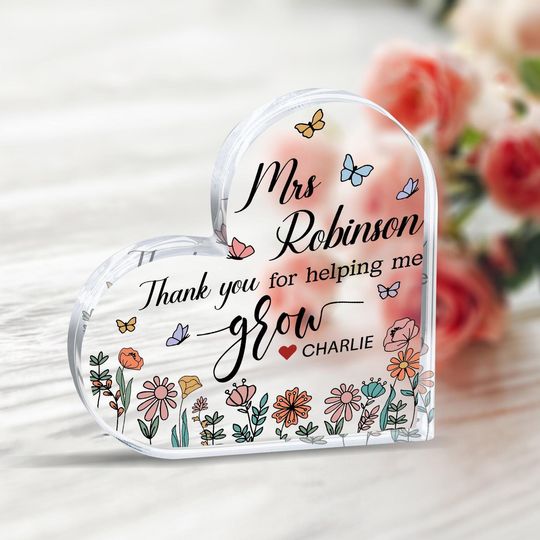 Personalized Teacher Gifts, Teacher Acrylic Plaque, Thank You Teacher Plaque Sign, Teacher Plaque, Teacher Keepsake Gifts, Best Teacher Gift