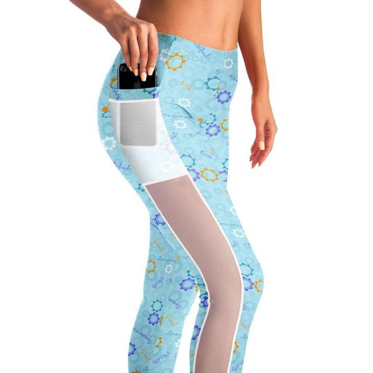 Carousel of Progress Mesh Pocket Leggings | Disney Ride Leggings | Disney Leggings | Run Disney | Wear to Disney | Leggings