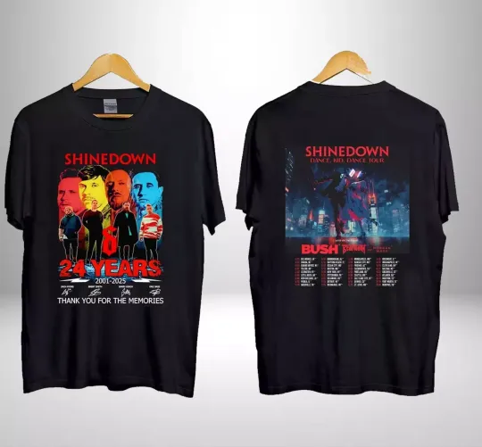 shine down 2025 ‘Dance, Kid, Dance Tour S-3XL Shirt, Gift For Fans T- Shirt