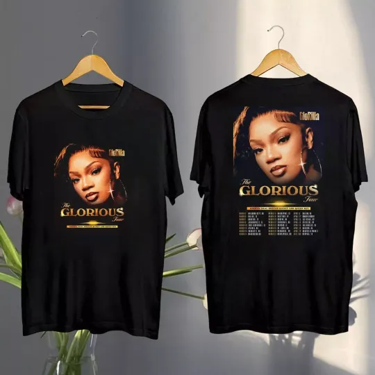 2025 GloRilla Glorious Tour Shirt, GloRilla Tour Merch T-shirt