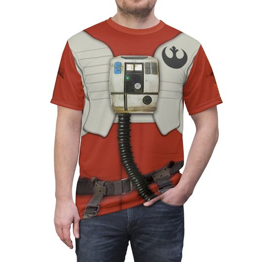 Poe Dameron Shirts, Star Wars Costume, Star Wars Shirt, Star Wars Cosplay, Star Wars Pilot, Men Gift, X-Wing 2.0, Comic Con, Rebel Pilot