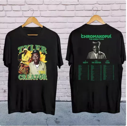 2025 Tour Tyler the Creator Chromakopia Shirt, Tyler the Creator Concert Shirt