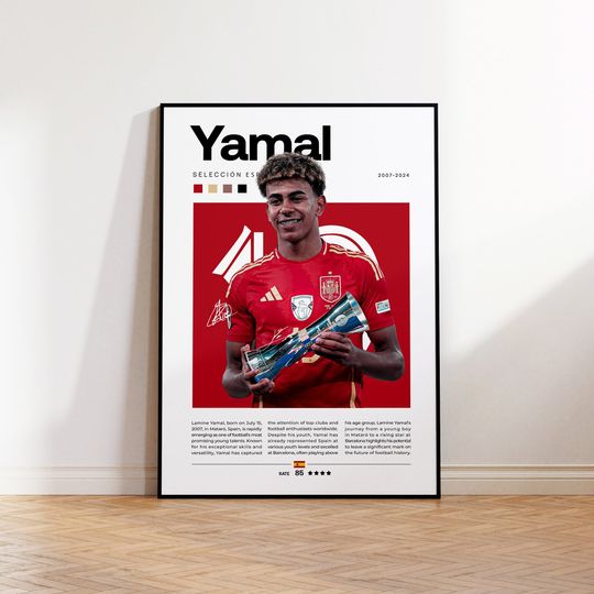 Lamine Yamal Poster,Lamine Yamal poster,Football Gifts