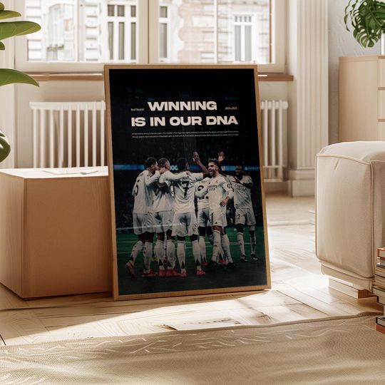 Mbappe Bellingham Vinicius Poster Bundler, Soccer Art Print, Football Poster