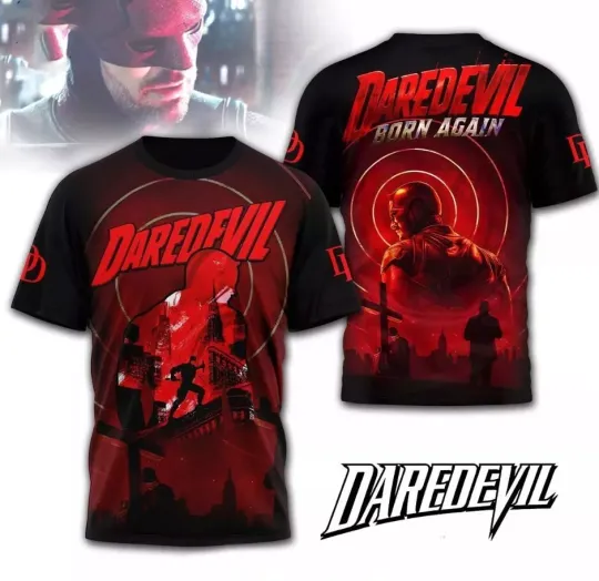 Daredevil Born Again 2025 Special New 3D T-Shirt