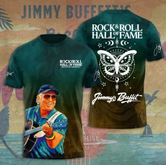 Jimmy Buffett 3D T-Shirt Best Price Hot New Gift for Music Lovers All Sizes