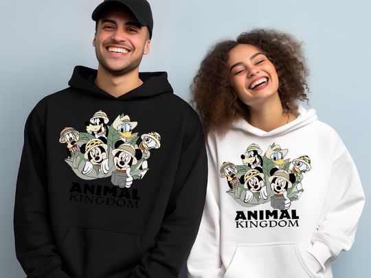 Wild About Disney Hoodie,Disney Safari Mode,Funny Mickey And Friends Shirt,Vintage Disney Animal Kingdom