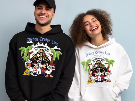 Custom Disney Cruise Family Hoodie, Disney Cruise, Kids Disney Cruise Shirts, Minnie And Mickey Matching Family Disney Cruise