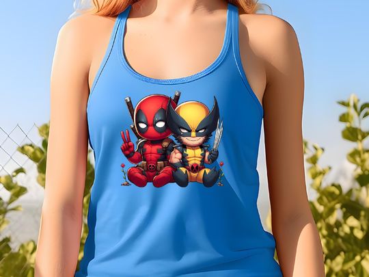 Deadpool Wolverine Marvel Besties Tanktop