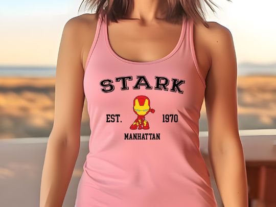 Marvel Universe Tanktop, Stark Est 1970 Manhattan Shirt, Iron Man shirt, America's Hero Shirt, Marvel Superhero Shirt