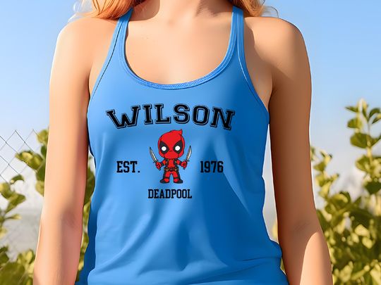Marvel Universe Tanktop, Wilson Est 1976 Shirt, Funny Deadpool Shirts, America's Hero shirt, Marvel Superhero Shirt