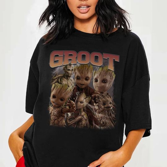 Bootleg Groot Shirt | Vintage Baby Groot Shirt | Swole Groot Shirt | Guardians of the Galaxy Vol. 3 Shirt | Cosmic Rewind Shirt